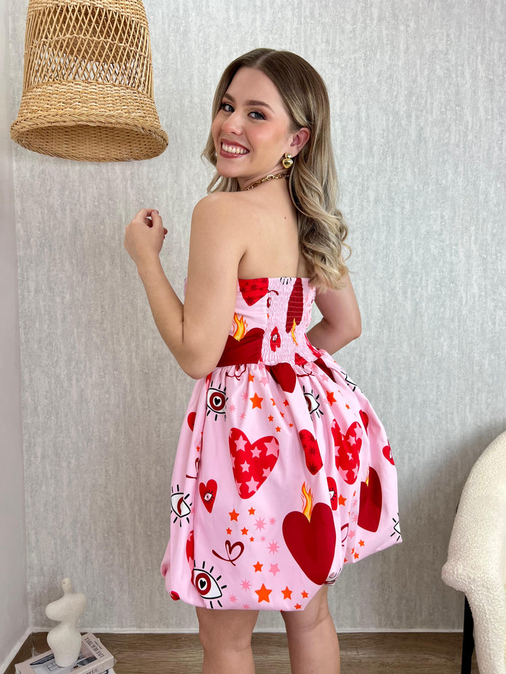 VESTIDO VIOLETA SUBLIMADO