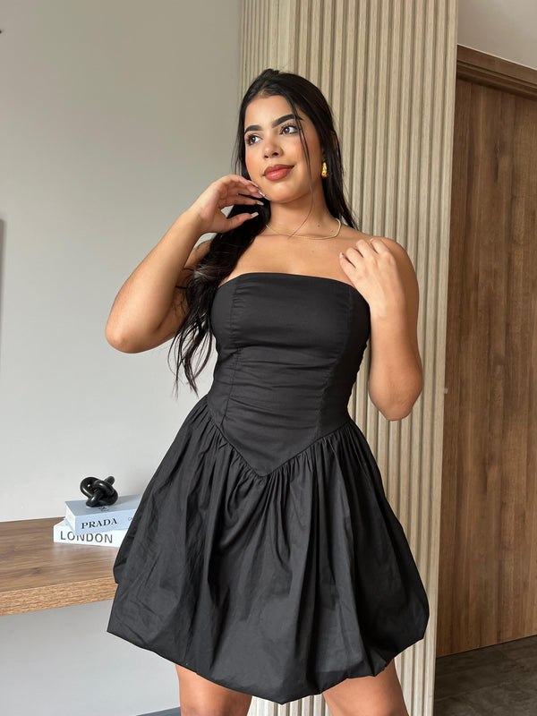VESTIDO VIOLETA UNICOLOR