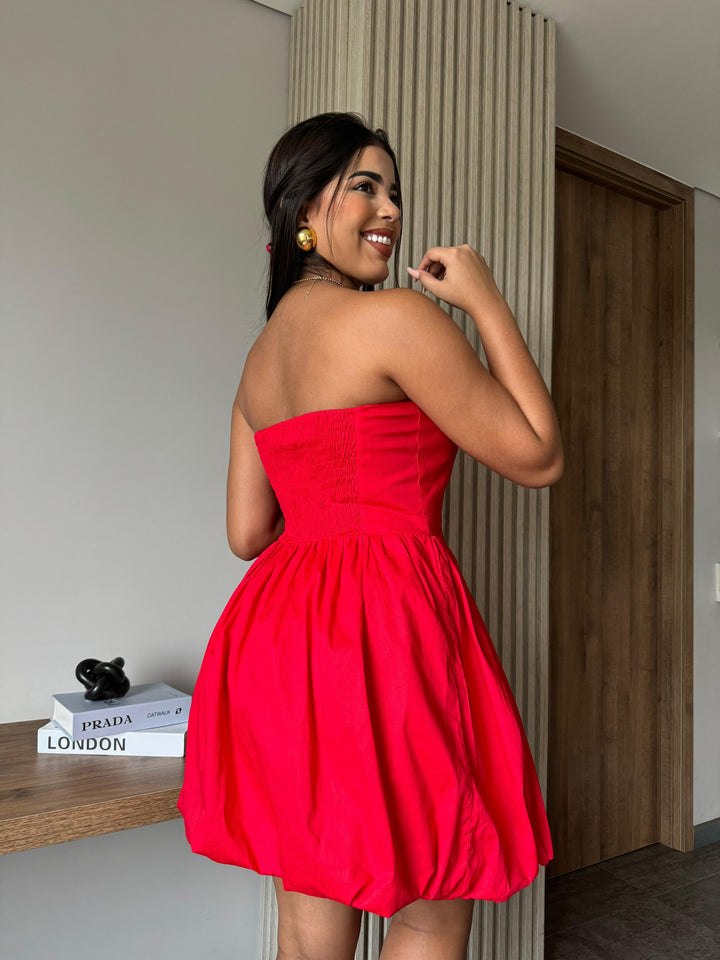VESTIDO VIOLETA UNICOLOR