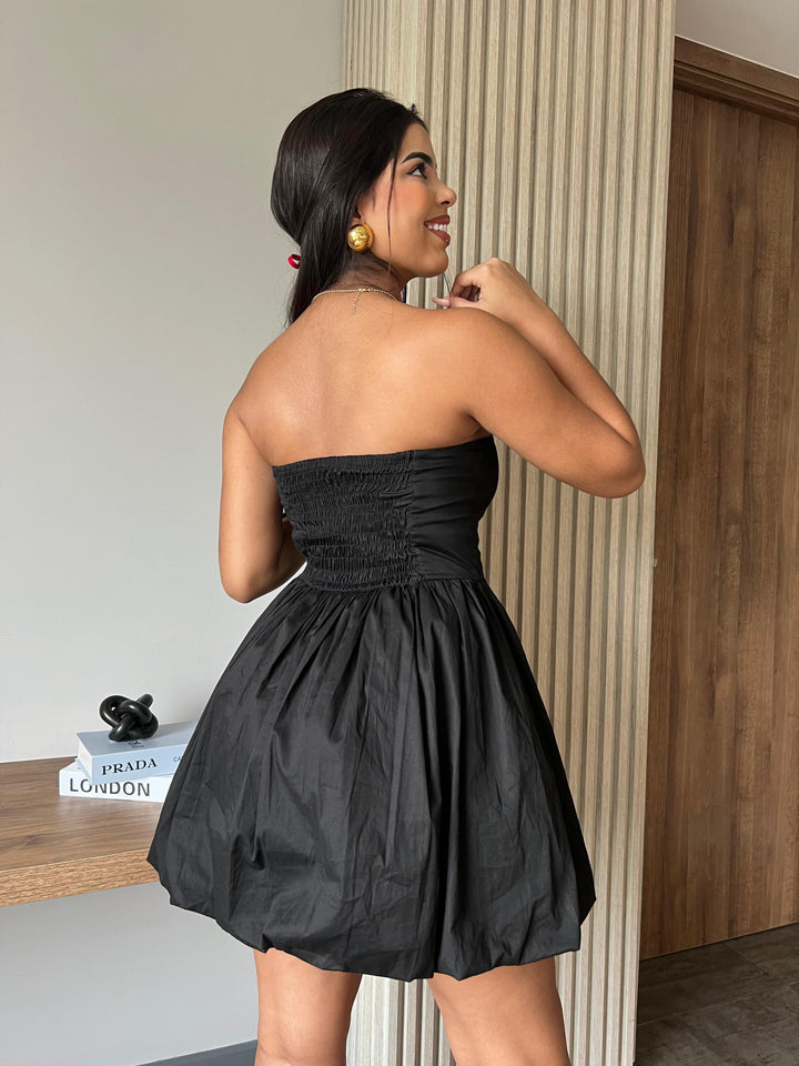 VESTIDO VIOLETA UNICOLOR